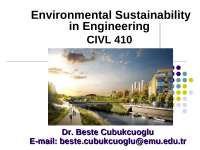 The importance of sustainability in engineering