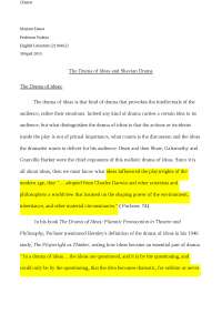 Drama of ideas / English Literature
