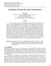 Globalization and Media