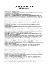 La sicilia antica - Martin Dreher