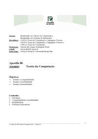 Linguagens Formais e Autômatos