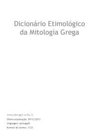 Dicionario Mitologia Grega