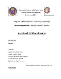 Actividades de contexto social