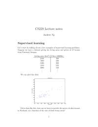 Machine learning - Appunti del corso - Docsity