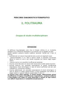 linee guida politrauma