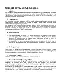 Contrastes Radiologicos - Docsity