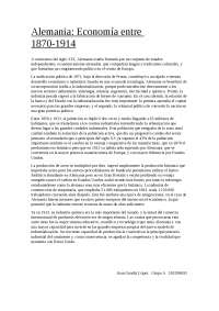 Economia alemana 1870-1914