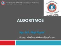 Diseño de algoritmos y analizadores lexico
