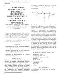 labotario de comunicaciones dos. llamado Sample and hold