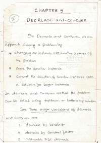 Algorithm unit 5 notes 