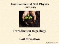 soil physics of water movement 