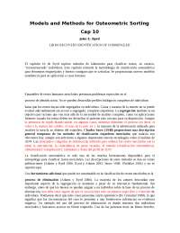 Modelos y métodos para osteometria