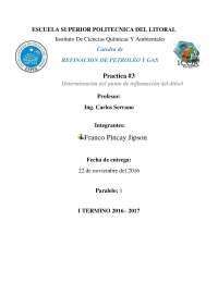 Determinación del punto de inflamación