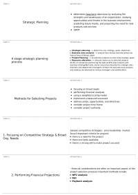 Ch. 2 Project, Program and Portfolio Selection | MGMT  - Project Management