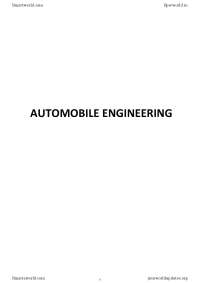 automobile engineering