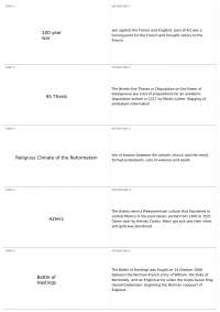 Historical Terms and Definitions: From the Middle Ages to the Renaissance