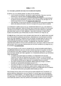 TEMA 4 - La ley4.1- Concepto y posición de la ley en la Constitució ...