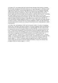 Comparing Monetary Policies