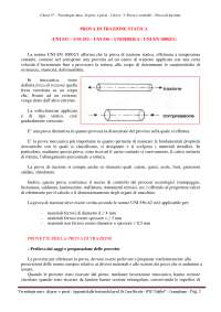 Prova di resistenza a trazione