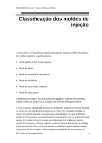 Classificação dos moldes de injeção