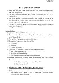 Lecture10 Nāgārjuna on Emptiness.docx