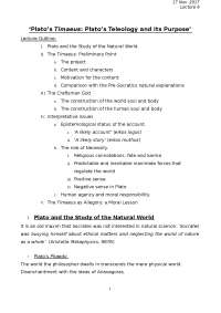 Plato's Philosophy of the World Soul and Body: A Critical Analysis