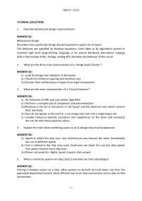 tutorial solution digital vlsi design