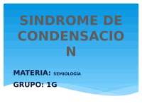sindrome de condensacion