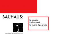 Il Bauhaus e la Nuova Tipografia: Storia, Influenze e Principi