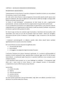 Microfinanza e finanza etica