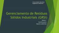 Curso Resíduos Sólidos Industriais