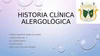 Historia Clínica Alergológica