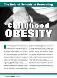 Schools' Role in Promoting Student Nutrition & Physical Activity: Strategies & Resources