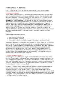 M. Bettalli, "Storia Greca" - RIASSUNTO