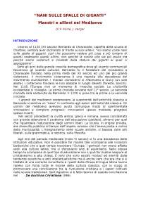Nani sulle spalle di giganti