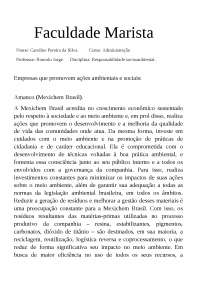 Responsabilidade Socioambiental