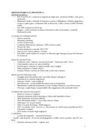 sintesi storica e linguistica serbo croato