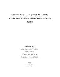 Software Project Management Plan Example - Docsity