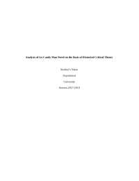 Analysis of Ice Candy Man Novel on the Basis of Historical Critical Theory