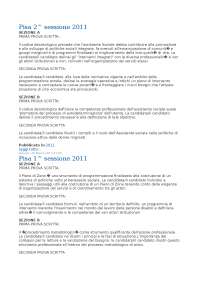 Domande per Esami di Assistente Sociale: Pisa, Siena, Trieste, Roma Tre, Trento