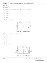 Exercises node en mesh analysis with solutions