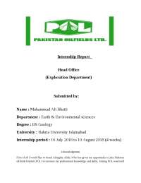Internship report for students