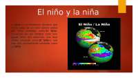 el fenómeno sobrenatural de El niño y La niña