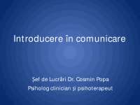 Abilitati de comunicare