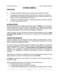 El interes simple