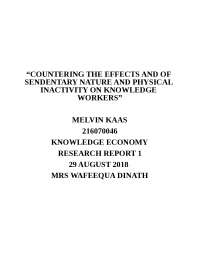 Knowledge management in the workplace