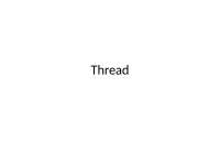 Thread types and types in java