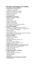 PCB Design Course Syllabus.docx