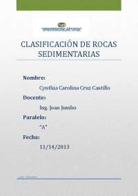 rocas sedimentarias en el peru principalmente en el cusco
