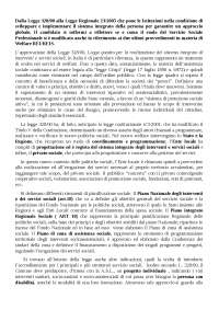 Dalla Legge 328/00 alla Legge Regionale 23/2005